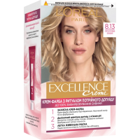 Фарба для волосся L'Oreal Paris Excellence відтінок 8.13 - Світло-русявий бежевий, 1 шт